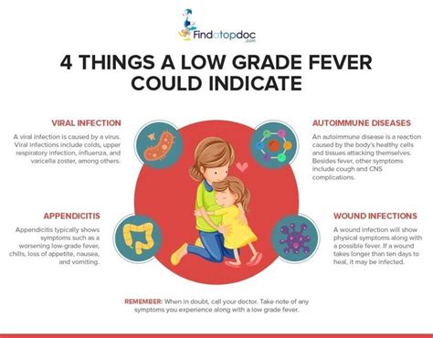 low grade fever treatment.